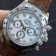 2017 Copy Rolex Cosmograph Daytona Watch SS White Diamond  Leather (4)_th.jpg